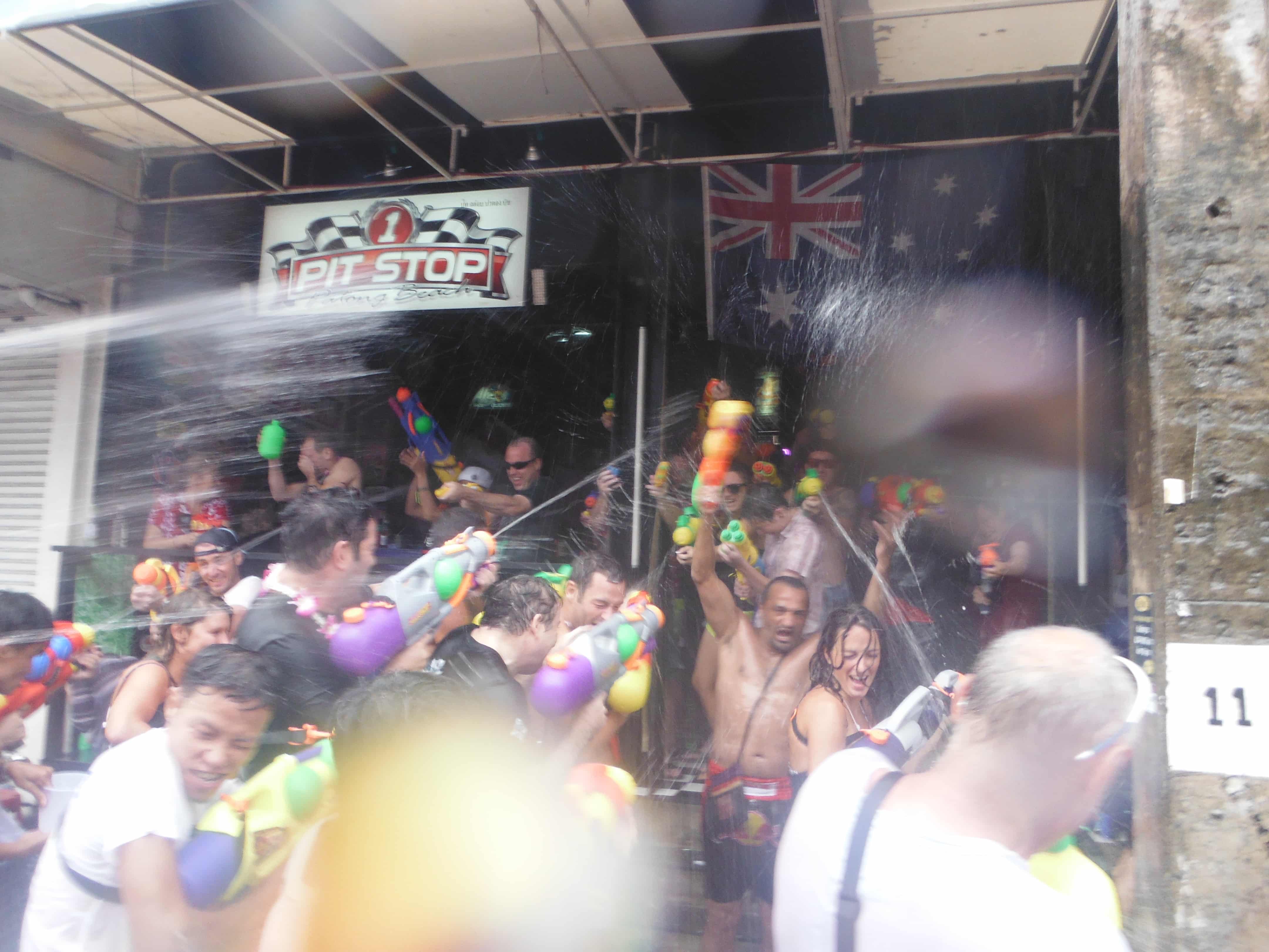 Songkran Water Fight — Phuket