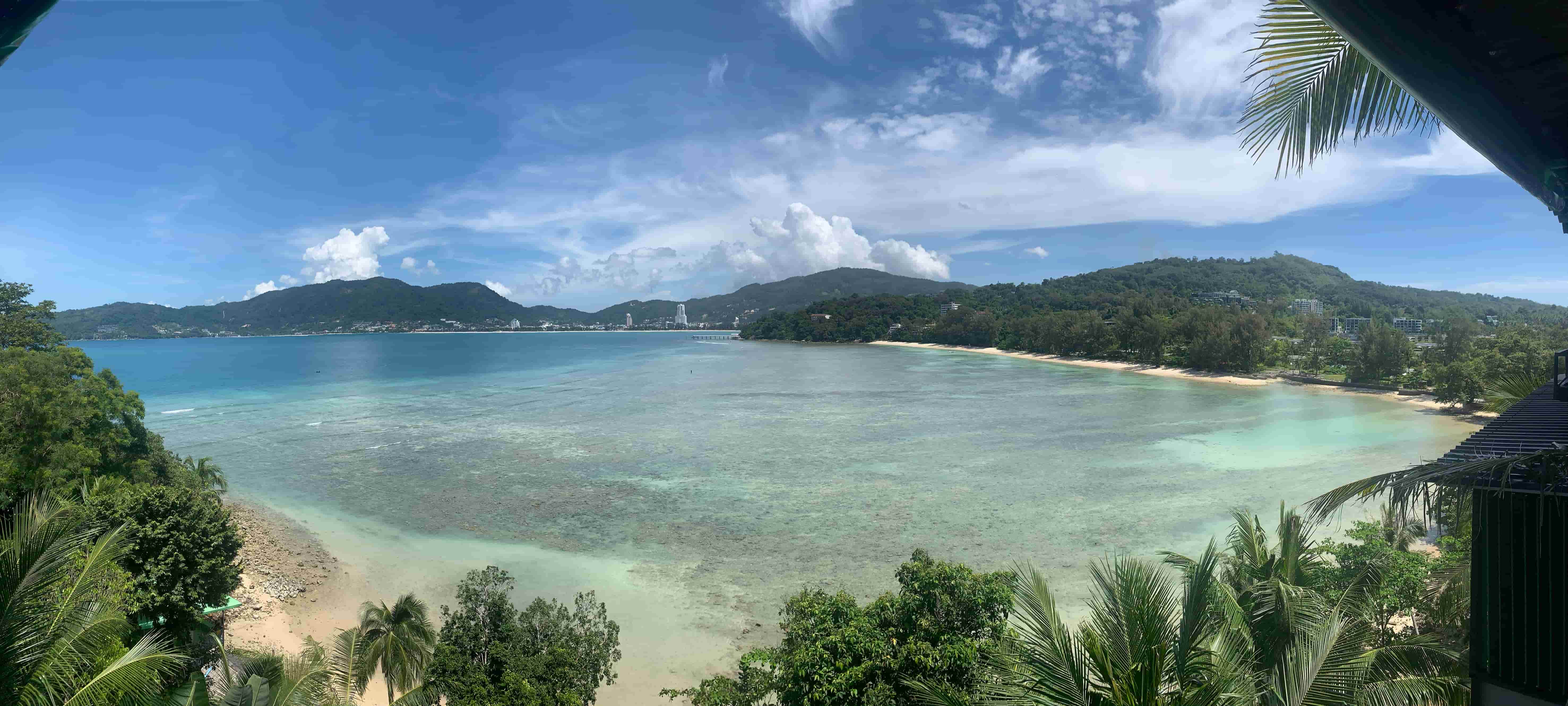 Patong Beach, Panoramic Front View