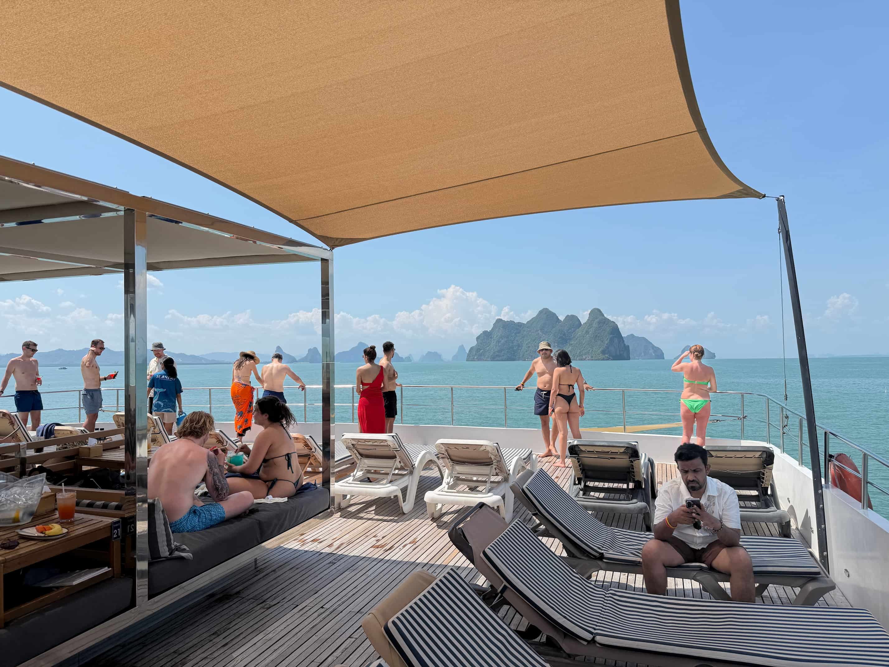 View From Sea Catamaran — Phang Nga